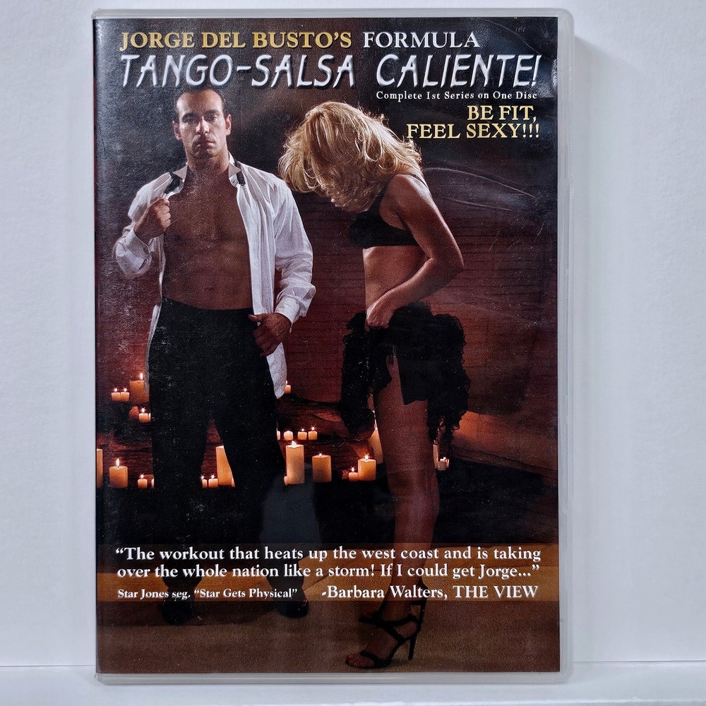 Jorge Del Busto Tango‎ Salsa Caliente Complete Series Workout Fitness Dance DVD